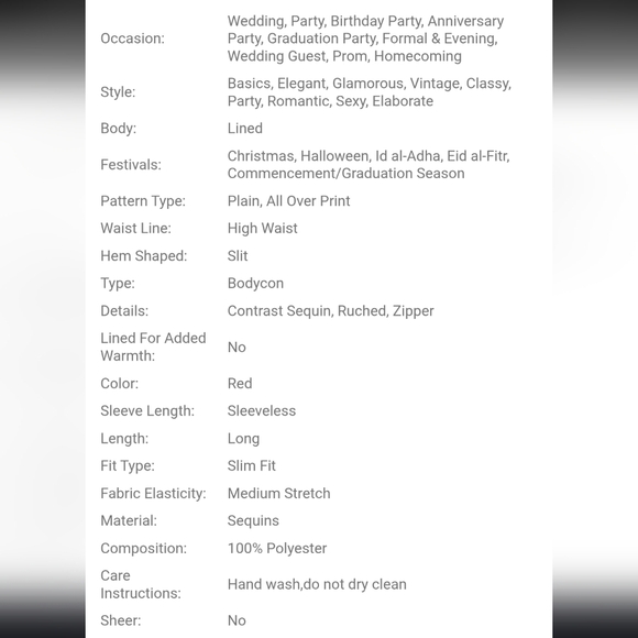 Stunning Scarlet Beaded Prom Dress - Picture 14 of 16